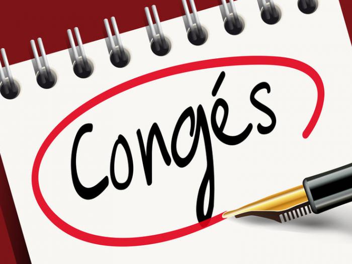 menuiserie congé 31 mai 2019